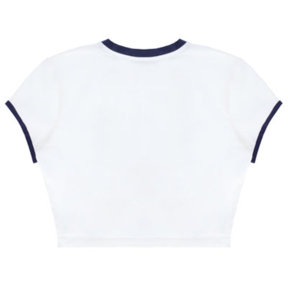 Fila x Playboy Ringer Tee UK Size XS - Picture 2 of 8